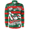 South Sydney Rabbitohs Long Sleeve Shirt - Happy Australia Day We Are One And Free