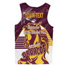 Brisbane Broncos Men Singlet - Happy Australia Day We Are One And Free