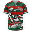 South Sydney Rabbitohs Baseball Shirt - Happy Australia Day We Are One And Free