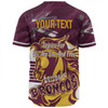 Brisbane Broncos Baseball Shirt - Happy Australia Day We Are One And Free