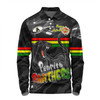 Penrith Panthers Long Sleeve Polo Shirt - Happy Australia Day We Are One And Free