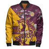 Brisbane Broncos Bomber Jacket - Happy Australia Day We Are One And Free V2