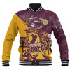 Brisbane Broncos Baseball Jacket - Happy Australia Day We Are One And Free V2