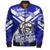 Canterbury-Bankstown Bulldogs Bomber Jacket - Happy Australia Day We Are One And Free