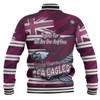 Manly Warringah Sea Eagles Baseball Jacket - Happy Australia Day We Are One And Free