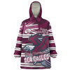 Manly Warringah Sea Eagles Snug Hoodie - Happy Australia Day We Are One And Free
