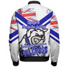 Canterbury-Bankstown Bulldogs Bomber Jacket - Happy Australia Day We Are One And Free V2