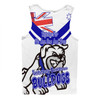 Canterbury-Bankstown Bulldogs Men Singlet - Happy Australia Day We Are One And Free V2