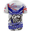 Canterbury-Bankstown Bulldogs Baseball Shirt - Happy Australia Day We Are One And Free V2