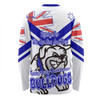 Canterbury-Bankstown Bulldogs Long Sleeve T-shirt - Happy Australia Day We Are One And Free V2