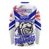 Canterbury-Bankstown Bulldogs Long Sleeve T-shirt - Happy Australia Day We Are One And Free V2