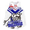 Canterbury-Bankstown Bulldogs Women Racerback Singlet - Happy Australia Day We Are One And Free V2