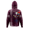 Manly Warringah Sea Eagles Hoodie - Happy Australia Day Flag Scratch Style