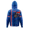 Newcastle Knights Hoodie - Happy Australia Day Flag Scratch Style