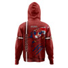 St. George Illawarra Dragons Hoodie - Happy Australia Day Flag Scratch Style