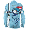 Cronulla-Sutherland Sharks Long Sleeve Shirt - Happy Australia Day Flag Scratch Style