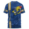 Parramatta Eels T-Shirt - Happy Australia Day Flag Scratch Style