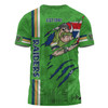 Canberra Raiders T-Shirt - Happy Australia Day Flag Scratch Style