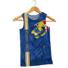 Parramatta Eels Men Singlet - Happy Australia Day Flag Scratch Style