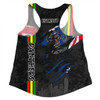 Penrith Panthers Women Racerback Singlet - Happy Australia Day Flag Scratch Style