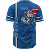 Canterbury-Bankstown Bulldogs Baseball Shirt - Happy Australia Day Flag Scratch Style