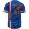 Newcastle Knights Baseball Shirt - Happy Australia Day Flag Scratch Style