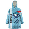 Cronulla-Sutherland Sharks Snug Hoodie - Happy Australia Day Flag Scratch Style