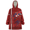 St. George Illawarra Dragons Snug Hoodie - Happy Australia Day Flag Scratch Style