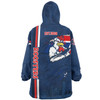 Sydney Roosters Snug Hoodie - Happy Australia Day Flag Scratch Style