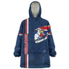 Sydney Roosters Snug Hoodie - Happy Australia Day Flag Scratch Style