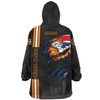 Wests Tigers Snug Hoodie - Happy Australia Day Flag Scratch Style