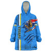 Gold Coast Titans Snug Hoodie - Happy Australia Day Flag Scratch Style