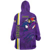 Melbourne Storm Snug Hoodie - Happy Australia Day Flag Scratch Style