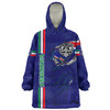 New Zealand Warriors Snug Hoodie - Happy Australia Day Flag Scratch Style