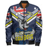 North Queensland Cowboys Bomber Jacket - Happy Australia Day We Are One And Free