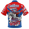 Newcastle Knights Hawaiian Shirt - Happy Australia Day We Are One And Free