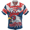 Sydney Roosters Hawaiian Shirt - Happy Australia Day We Are One And Free