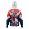 Sydney Roosters Hoodie - Happy Australia Day We Are One And Free