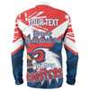 Sydney Roosters Long Sleeve Shirt - Happy Australia Day We Are One And Free
