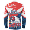 Sydney Roosters Long Sleeve Shirt - Happy Australia Day We Are One And Free