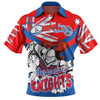 Newcastle Knights Polo Shirt - Happy Australia Day We Are One And Free