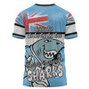 Cronulla-Sutherland Sharks T-Shirt - Happy Australia Day We Are One And Free
