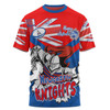 Newcastle Knights T-Shirt - Happy Australia Day We Are One And Free