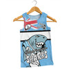 Cronulla-Sutherland Sharks Men Singlet - Happy Australia Day We Are One And Free