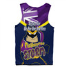 Melbourne Storm Men Singlet - Happy Australia Day We Are One And Free