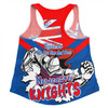 Newcastle Knights Women Racerback Singlet - Happy Australia Day We Are One And Free