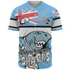 Cronulla-Sutherland Sharks Baseball Shirt - Happy Australia Day We Are One And Free