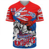 Newcastle Knights Baseball Shirt - Happy Australia Day We Are One And Free