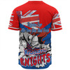 Newcastle Knights Baseball Shirt - Happy Australia Day We Are One And Free