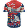 Sydney Roosters Baseball Shirt - Happy Australia Day We Are One And Free